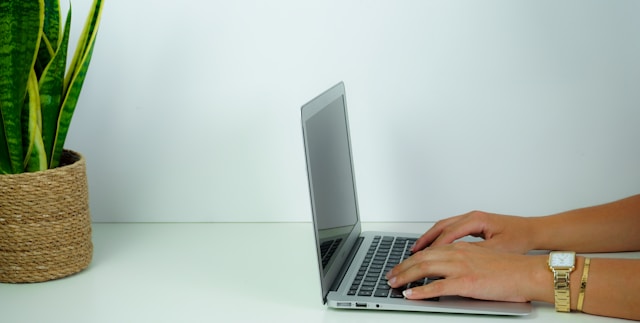 Melbourne small business owner reviewing an outdated website and planning improvements